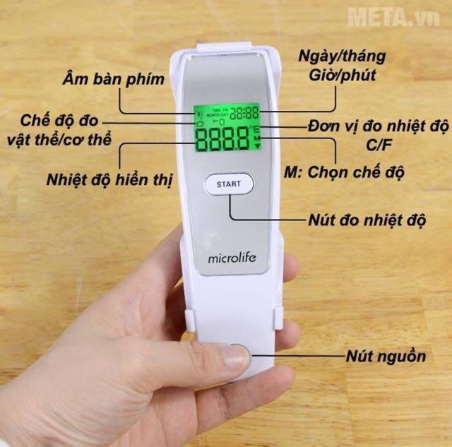 [BẢO HÀNH 2 NĂM CHÍNH HÃNG] NHIỆT KẾ ĐIỆN TỬ MICROLIFE