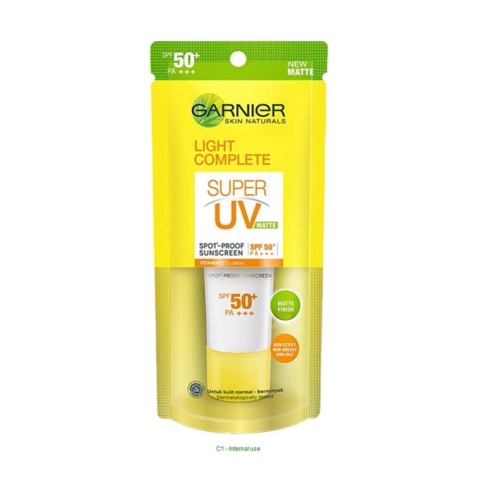 Kem chống nắng kiềm dầu &amp; sáng da Garnier Light Complete Super UV Matte 30ml