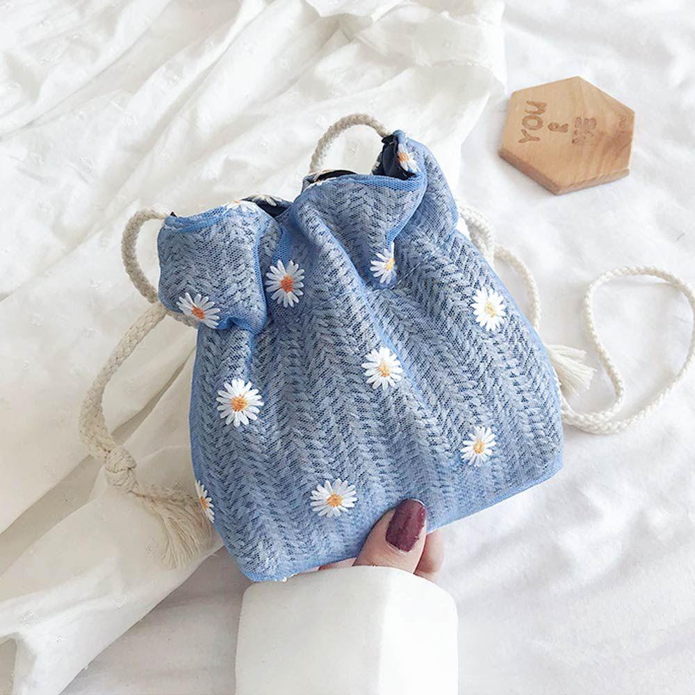 UUMIR Túi Cói Dây Rút Đeo Chéo Thời Trang Trẻ Trung