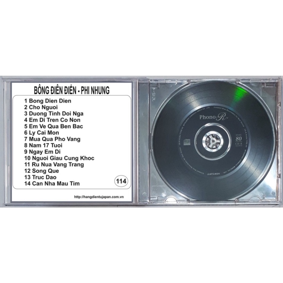 Bộ 4 CD ca sĩ Phi Nhung ( 114 - 1622 )