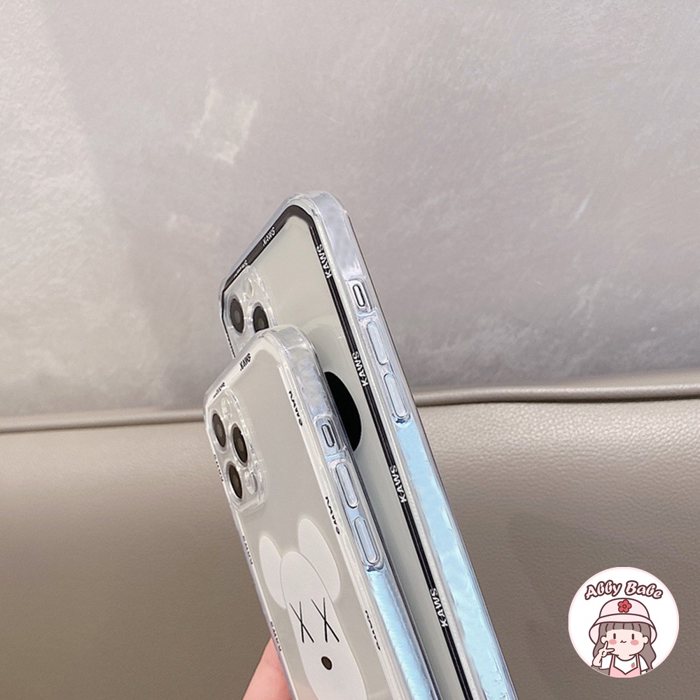 Ốp Điện Thoại TPU Mềm Chống Sốc Họa Tiết Kaws Thời Trang Cho IP 13 12 11 Pro Max XR 8 7 Plus