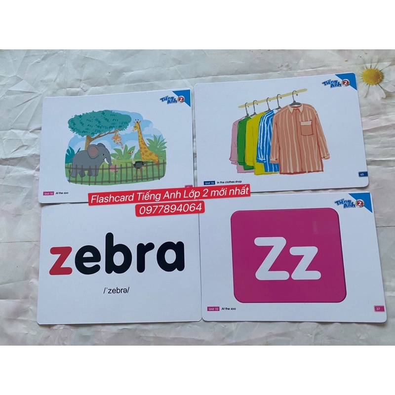 Flashcard Tiếng Anh lớp 2 -Macmillan -Hoàng Văn Vân -Bộ Giáo Dục mới nhất