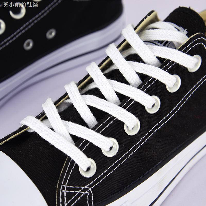 Converse Vans Dây Giày Thể Thao Đế Bằng Chất Liệu Cotton Cao Cấp