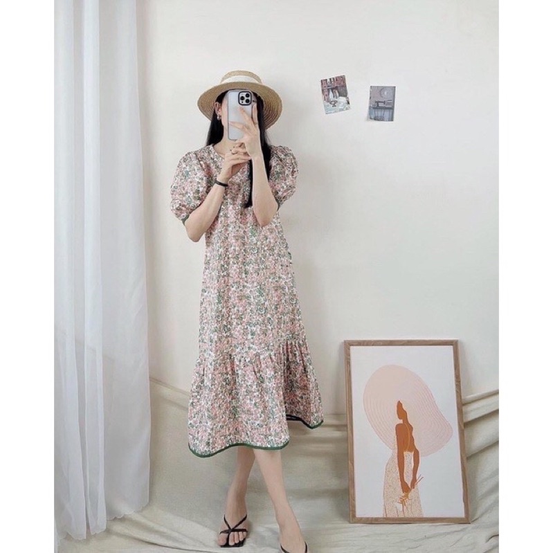 Váy Babydoll, đầm hoa nhí, váy bầu kiểu vintage | BigBuy360 - bigbuy360.vn