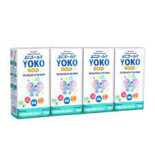 Combo 2 lốc sữa dinh dưỡng pha sẵn Yoko Gold 110ml×4 hộp