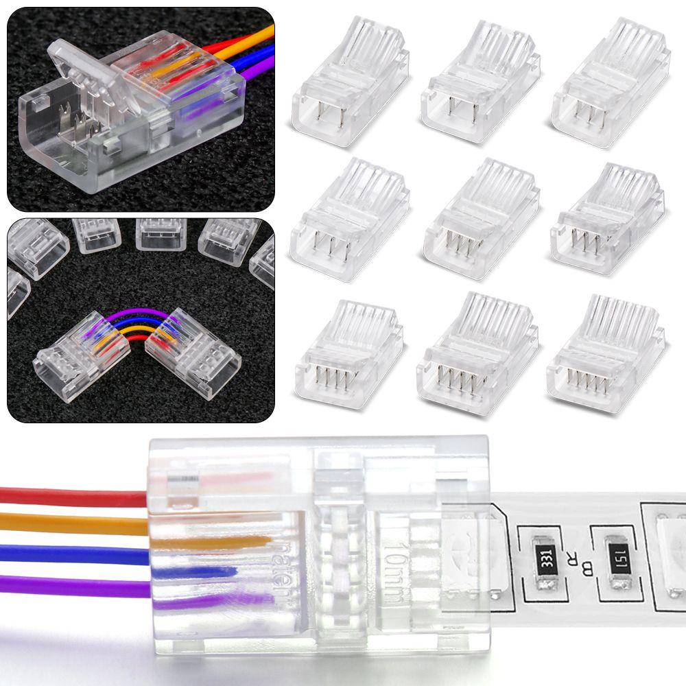 Set 10 Đầu Nối Dây Đèn LED RGB Chất Lượng Cao