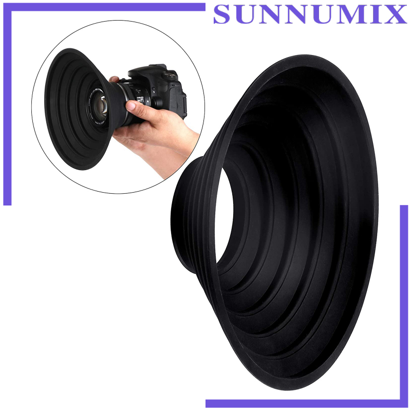 [SUNNIMIX]Camera Lens Hoods Sun Shade Shield Lens Protetor Lens Hoods