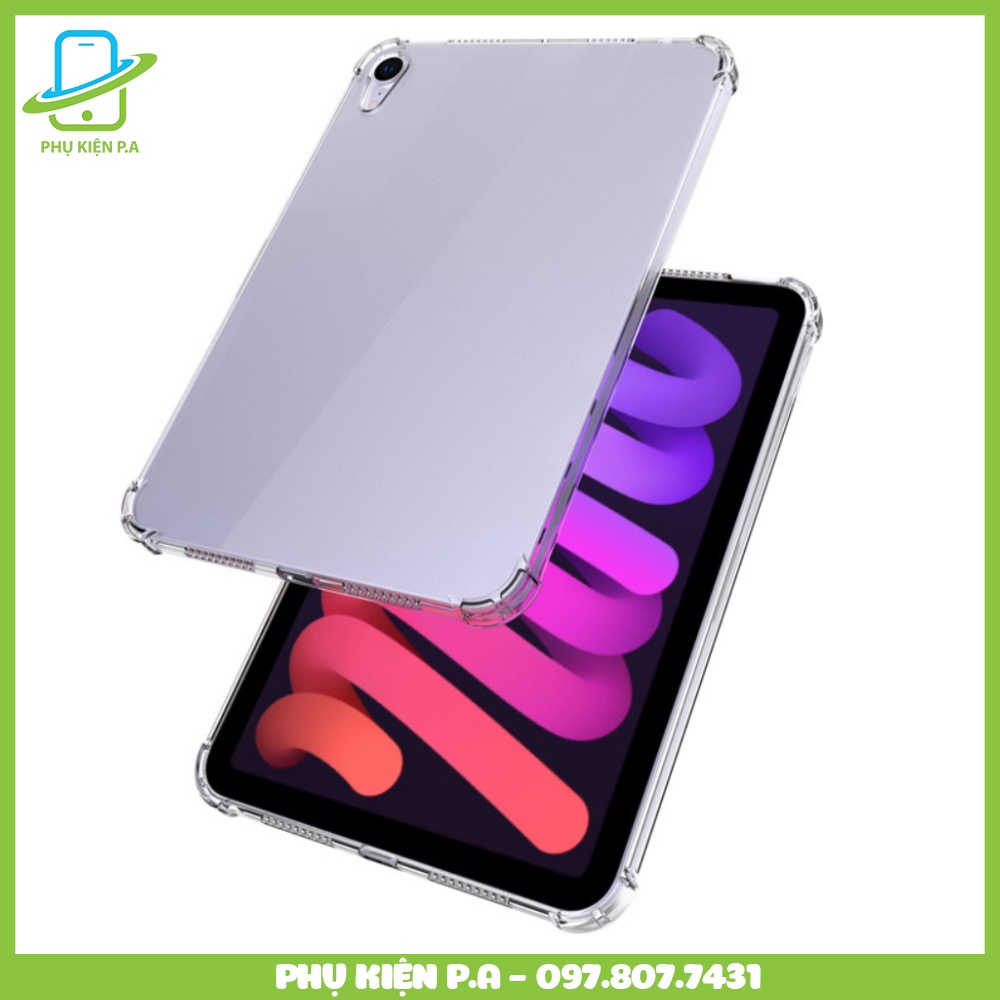 Ốp lưng silicon chống sốc cho iPad Pro 11/12.9, Air 1/2/3/4, Mini 1/2/3/4/5/6, Gen 2/3/4/5/6/7/8/9/10