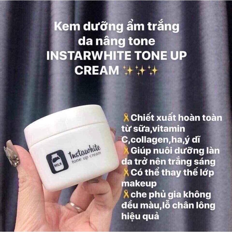 [Hàng Nhật] Kem nâng tone - dưỡng trắng da INSTAWHITE TONE UP CREAM Meishoku Nhật Bản (Japan)