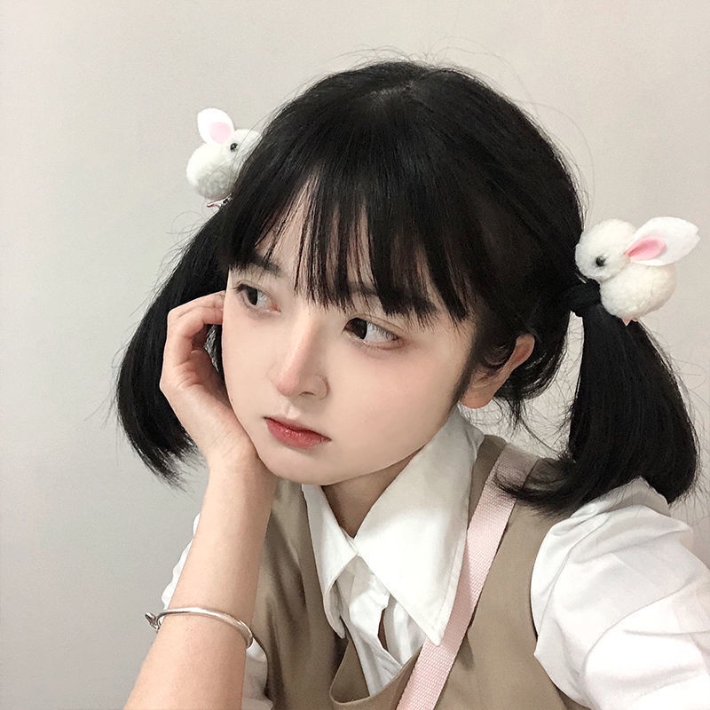 1C Kẹp tóc họa tiết chú thỏ hoạt hình phong cách Hàn Quốc dễ thương cho nữ