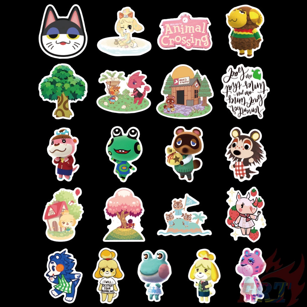100Pcs/Set ❉ Animal Crossing - Series A Anime Stickers ❉ Waterproof DIY Decals Doodle Stickers