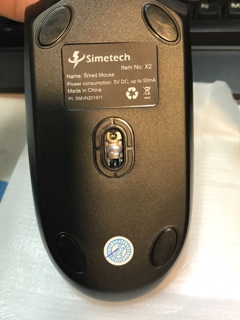 Chuột vi tính có dây usb simetech X2 siêu tốt siêu bền