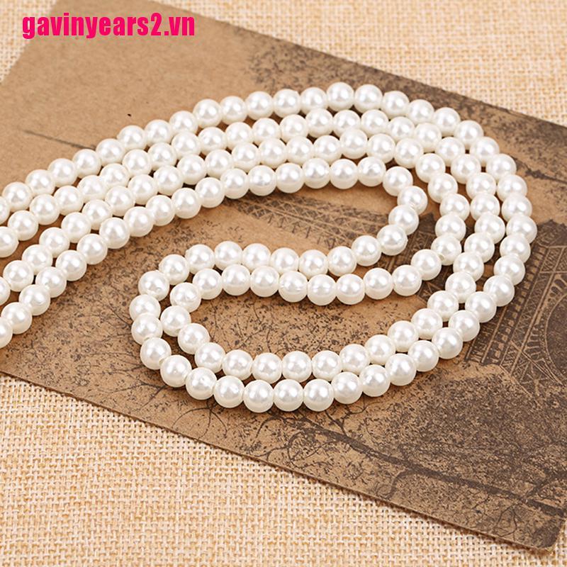 CHARMS vòng cổ Dáng Dài Đính Ngọc Trai Nhân Tạo Thanh Lịch 2 Cái