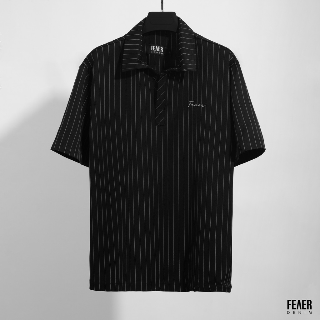 Áo Thun nam cổ bẻ  Feaer DENIM chất bố thun thoáng mát, co dãn, họa tiết sọc Striped Feaer | BigBuy360 - bigbuy360.vn