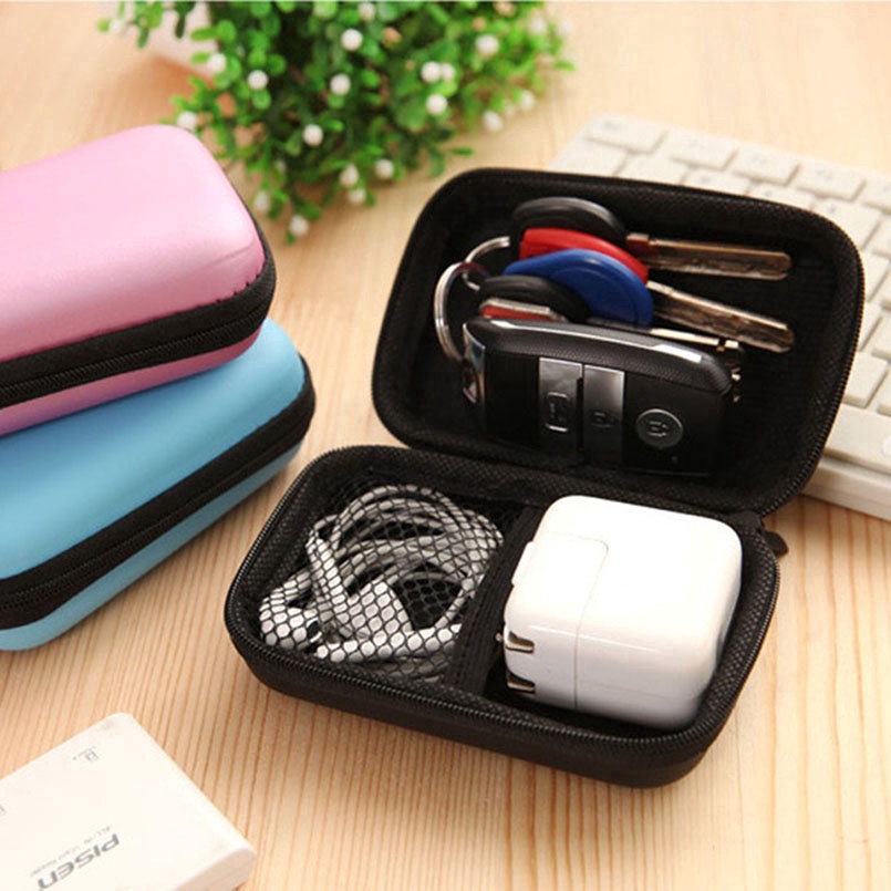 Hộp Đựng Tai Nghe/Chìa Khóa/Trang Sức/Trang Sức Mini Dùng Khi Đi Du Lịch