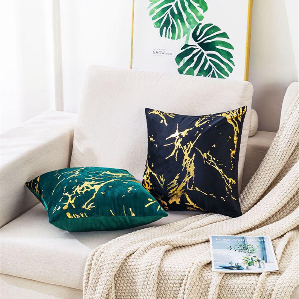 WATTLE Vỏ Gối Họa Tiết Đá Cẩm Thạch Thời Trang Hiện Đại