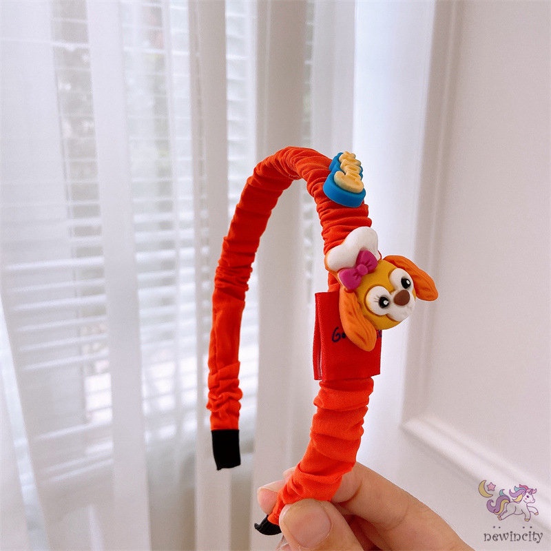 Băng Đô Họa Tiết Hoạt Hình Phong Cách Hàn Quốc Cho Bé Gái