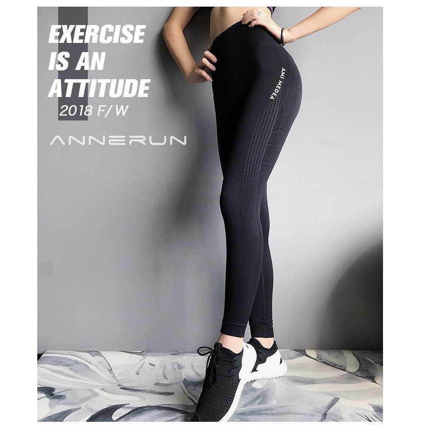 Quần Legging Tập Thể Thao, Gym, Chạy Bộ Nữ - Quần legging tôn dáng tập thể thao cho nữ AMI Mẫu Mới 2021