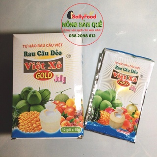 Bột Rau Câu Dẻo Việt Xô Gold / Con Cá Dẻo 10gr/gói - Nông Sản Quê SallyFood