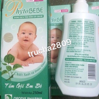 Tắm gội phytobebe rôm sảy cho bé