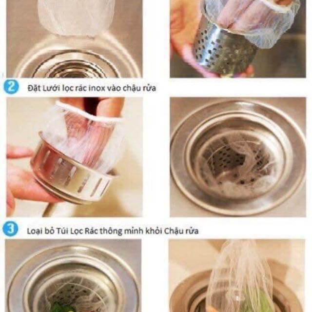 Set 100 túi lọc rác