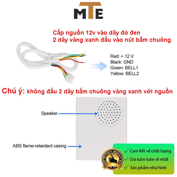 Chuông cửa 12V bell door B12-M