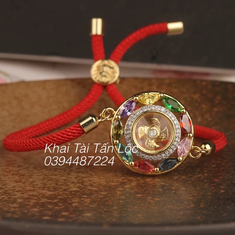 VÒNG TAY CHUYỂN VẬN PHONG SINH THUỶ KHỞI DÂY ĐỎ