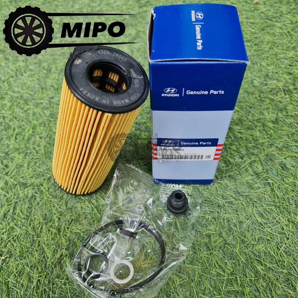 Lọc nhớt, lọc dầu động cơ (Diezel) Xe Santafe (2021-2022), Sorento (2021-2022), Carnival (2021-2022) (Mã: 263202R000 )