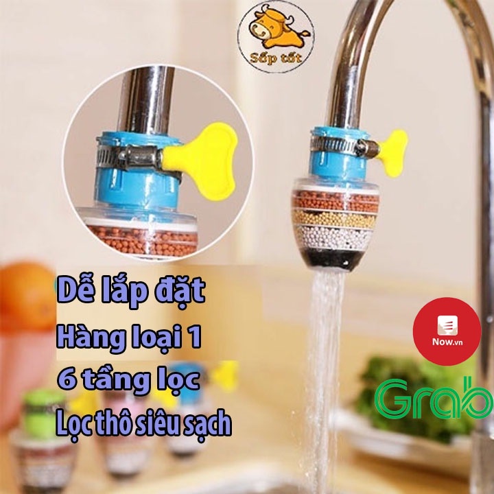 Lọc nước tại vòi - Lọc nước mini 6 tầng lọc GD105