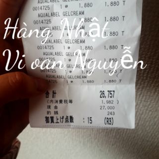 Kem Dưỡng Aqualabel Đỏ