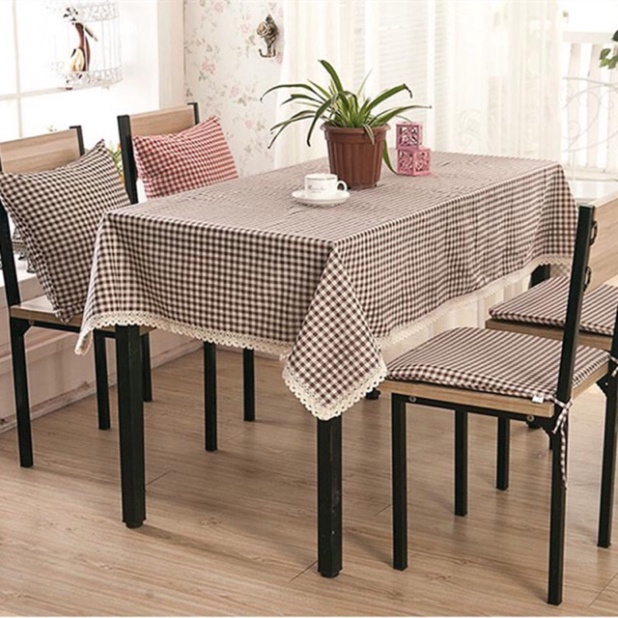 Vải caro đen trắng ô vuông 1cm  vải liền tấm