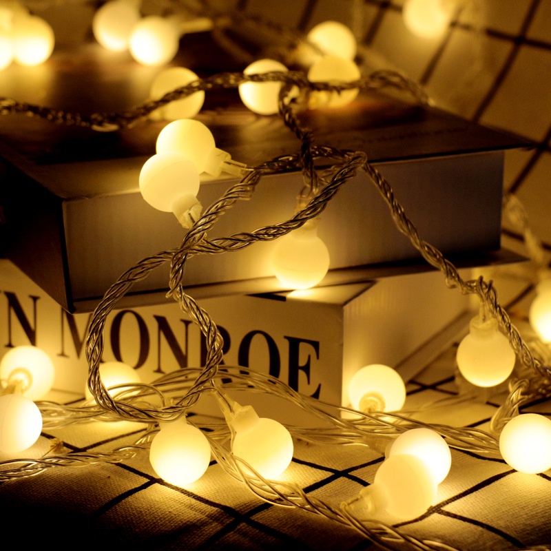 Đèn dây bóng tròn decor sân vườn nhà cửa, quán trà, caffe