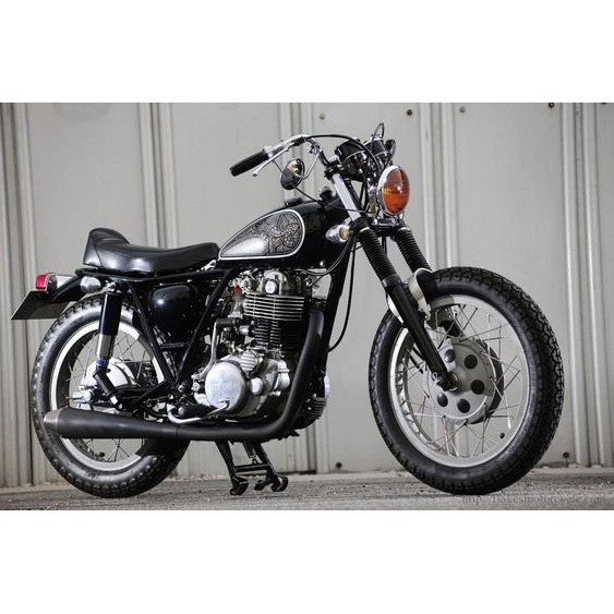 Ghi đông xe máy classic phong cách brat style,  22mm... chất liệu inox304 đường kính 22mm