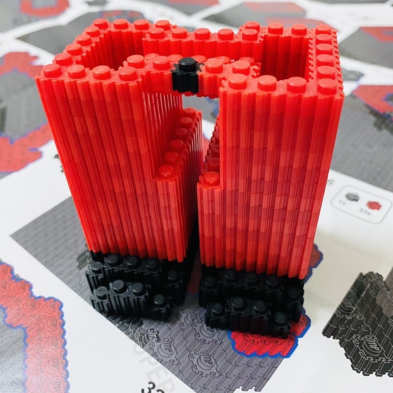 Mô Hình Lắp Ráp Lego 3D BEARBRICK SQUID GAME - BST Bearbrick