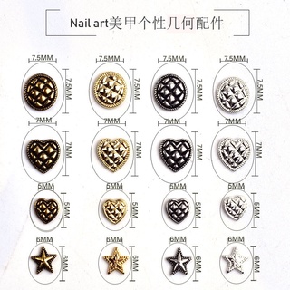 Charm nail ánh đồng gắn móng tay
