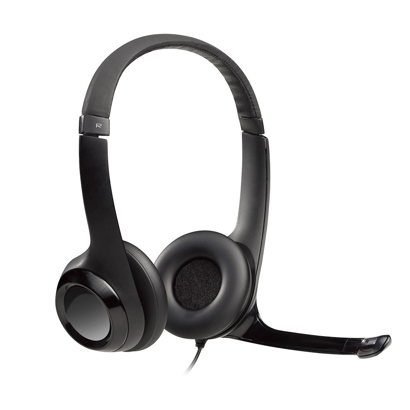 Tai nghe Logitech H390 chống ồn, có đầu cắm USB, kèm micro - Chính hãng BH 24 tháng.