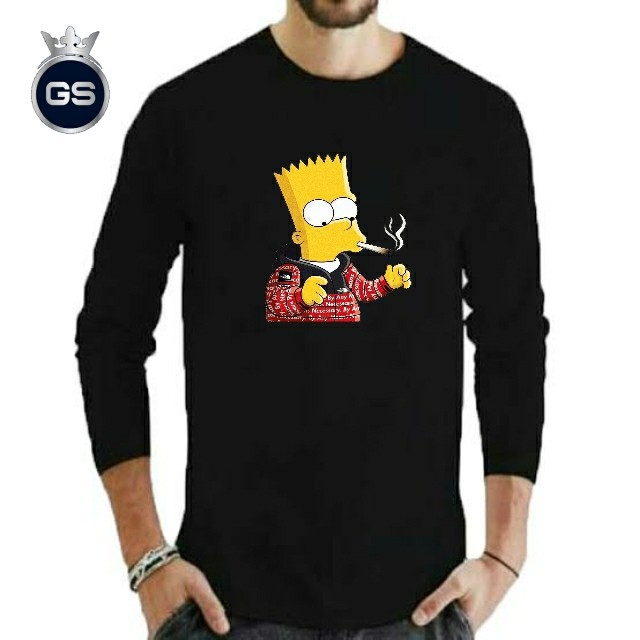 Áo Thun In Hình Simpson Supreme 30s