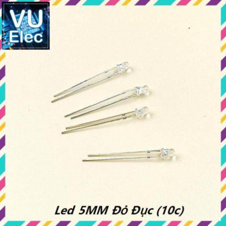 Led 5MM Đỏ Đục (10c)