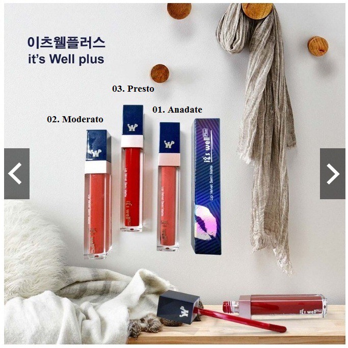 [Chính hãng] Son kem lì It's Well Plus (Trọng lượng: 8 gr) | BigBuy360 - bigbuy360.vn