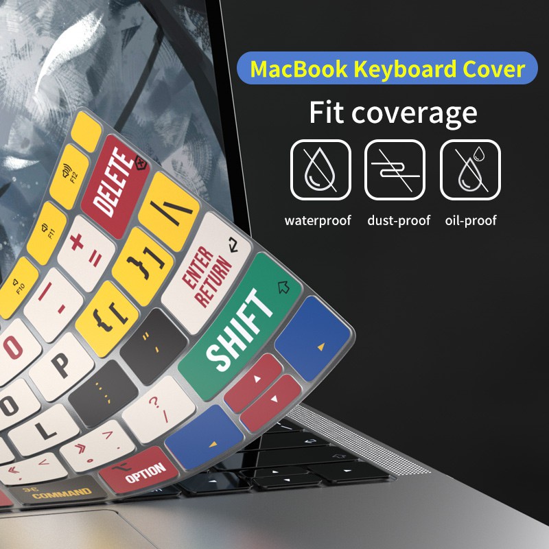 Miếng Dán Bảo Vệ Bàn Phím Chống Thấm Nước Và Chống Bẩn Cho Macbook Air Pro 13 15 16-inch Pro13.3 2022 M2 A2179 A2237 A1989