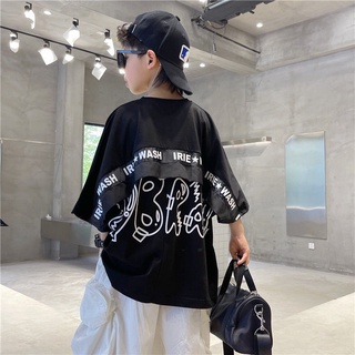 New Western Style Summer Short Sleeve Cotton T-Shirt For Boys 2021