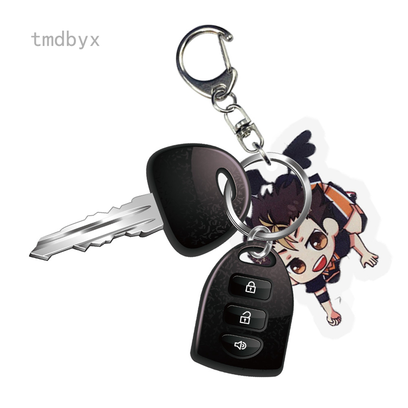 Tmdbyx Móc Khóa Cao Su Thiết Kế Họa Tiết Nhân Vật Haikyuu