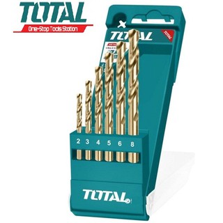 BỘ MŨI KHOAN KIM LOẠI HSS 6 CHI TIẾT TOTAL TACSD0065