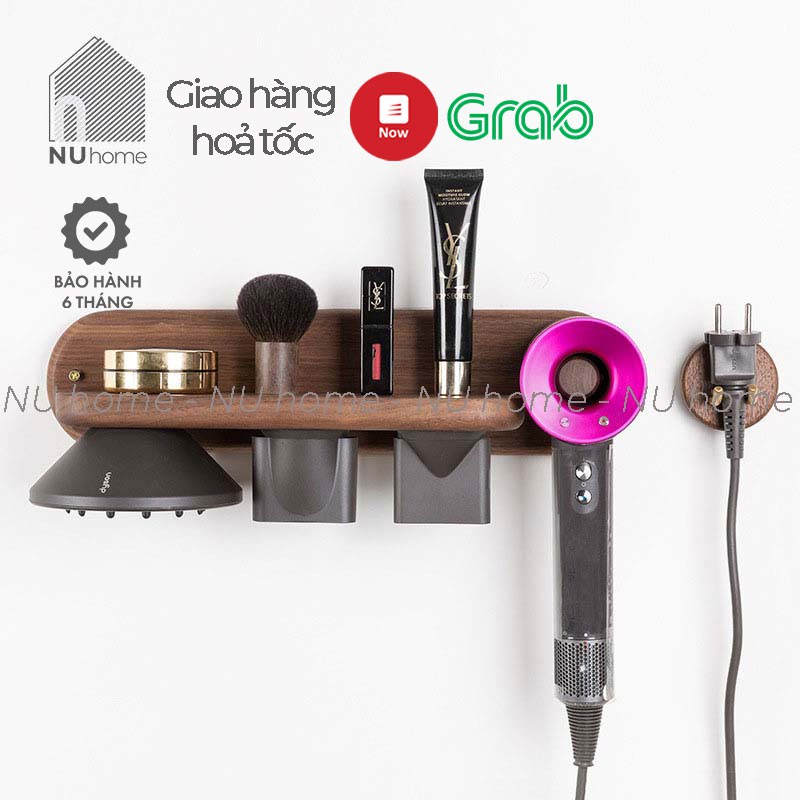 nuhome.vn | Giá gác máy sấy Dyson bằng gỗ cao cấp - Maki, thiết kế đơn giản, đep mắt và sang trọng