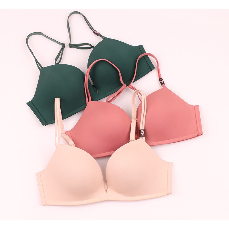 Áo lót VS A020 đúc trơn đệm mỏng không gọng hàng cao cấp