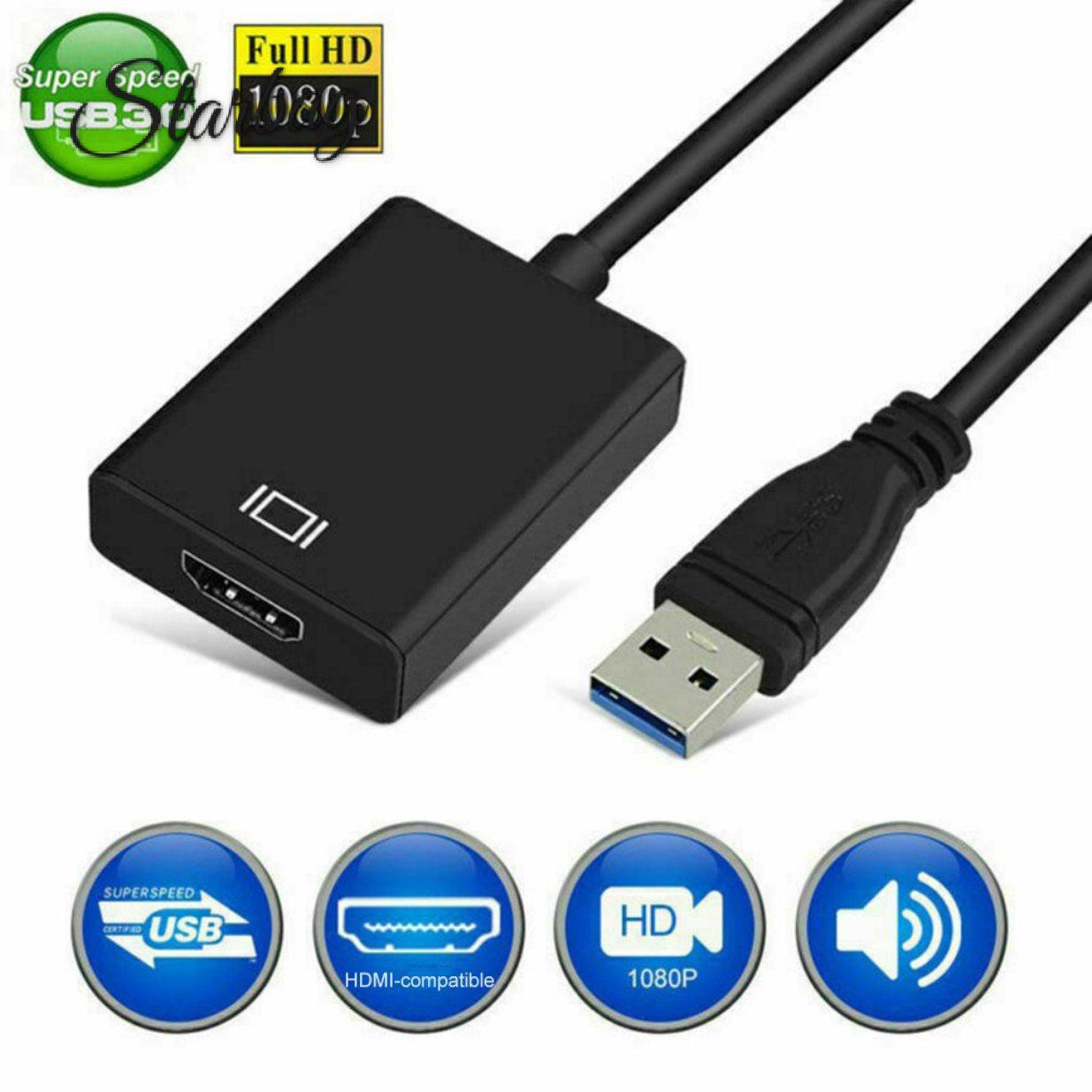 Bộ Chuyển Đổi Âm Thanh Hình Ảnh Từ Usb 3.0 Sang Hdmi