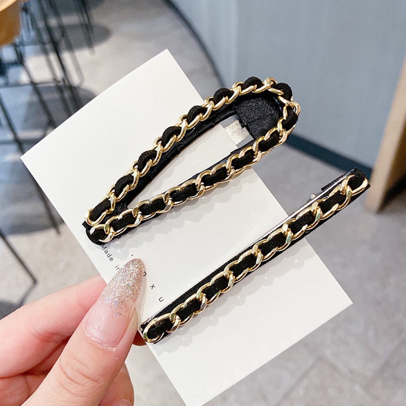 Kẹp tóc kim loại phong cách Hàn Quốc thanh lịch dành cho nữ