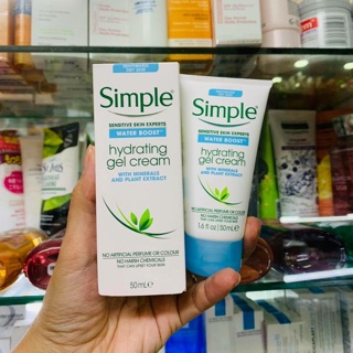 Kem dưỡng Simple Water Boost Hydrating Gel Cream 50ml