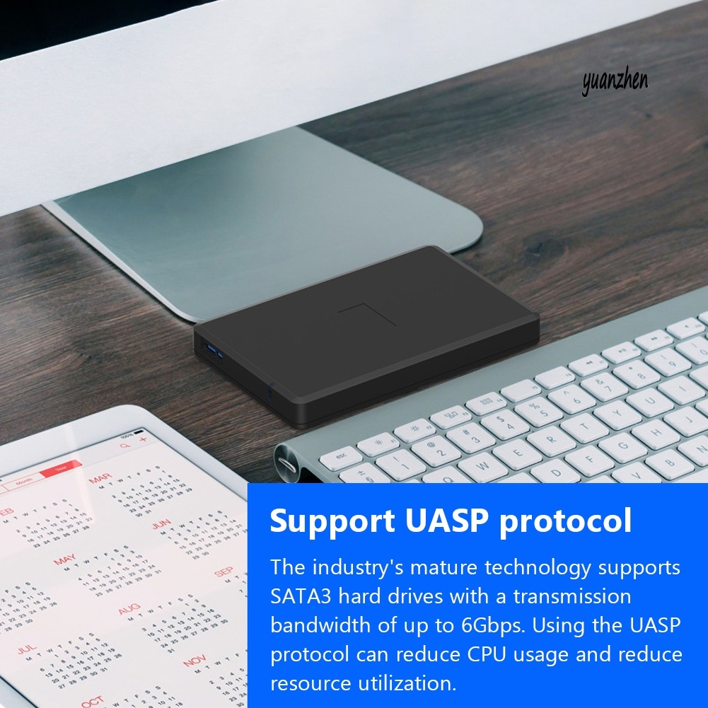 Hộp Đựng Ổ Cứng Ngoài 5gbps 2.5inch Sata Usb 3.0 Chất Lượng Cao | BigBuy360 - bigbuy360.vn