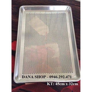 khay nhôm nướng bánh 33x45 cm